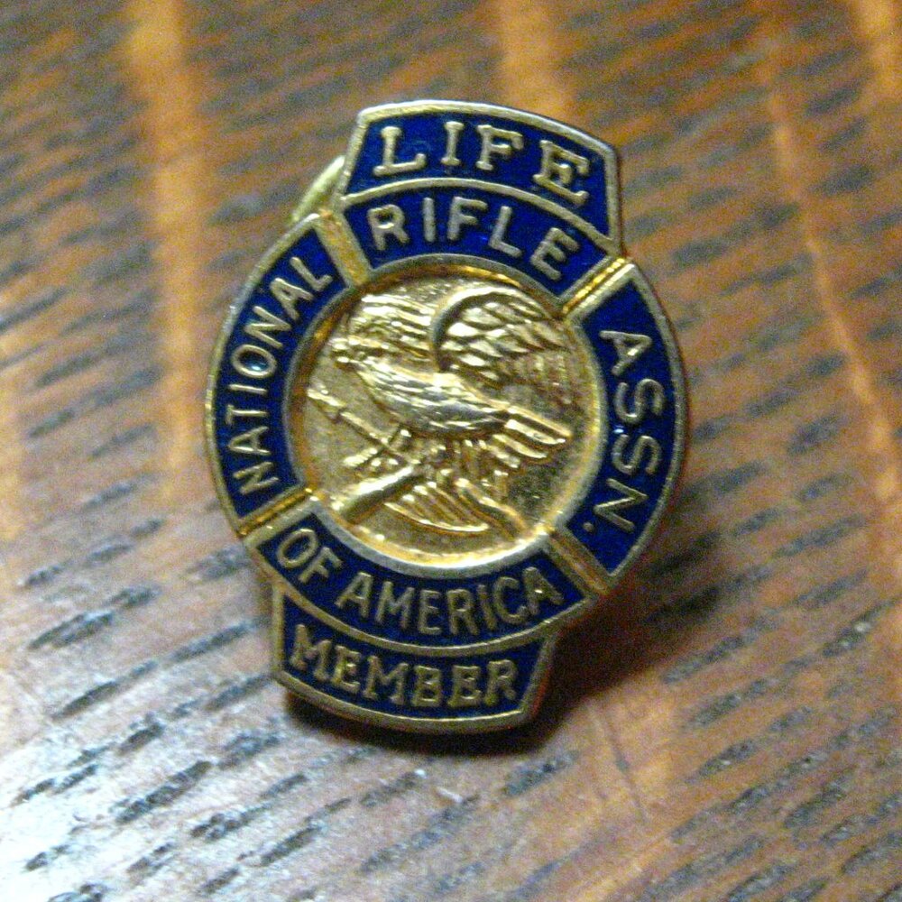 National Rifle Association Life Member Lapel Pin